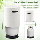 Propane Tank Cover Table with Side Handles and Protective Cover by LJGDeals