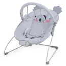 Portable Baby Bouncer Infant Rocker Seat with Detachable Toy Bar-Gray by LJGDeals