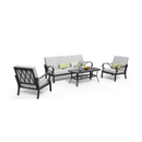 Puget 4-Piece Aluminum Living Room Set by Outdoor-USA®