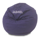 Bag Chair Kid size Comfy Bean - Cotton Fabric - Eco Fill