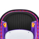 12V Electric Kids Ride On Bumper Car with Flashing Lights for Toddlers-Purple