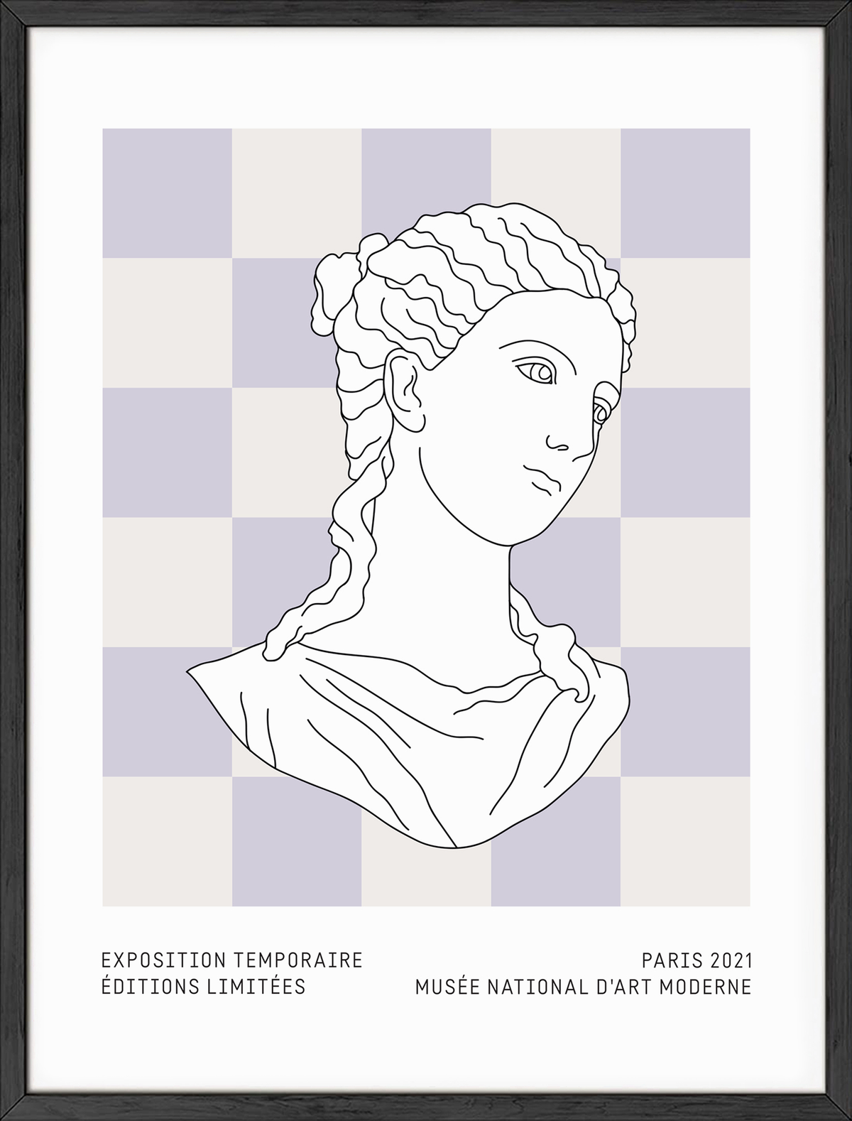 Purple statue