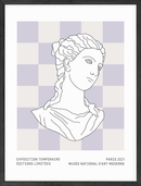Purple statue