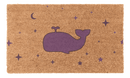 Purple Whale Coir Mat