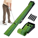 Putting Green Indoor Golf Putting Mat with Auto Ball Return 3 Putting Practice Balls by LJGDeals
