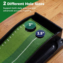 Putting Green Indoor Golf Putting Mat with Auto Ball Return 3 Putting Practice Balls by LJGDeals