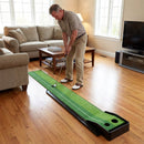 Putting Green Indoor Golf Putting Mat with Auto Ball Return 3 Putting Practice Balls by LJGDeals