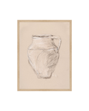 Vase Drawing Sepia