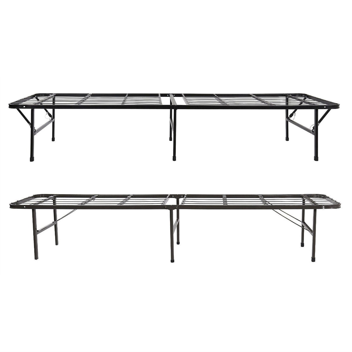 Queen size Black Metal Platform Bed Frame, photo 4 of 4