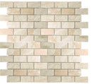 Queen Beige (Diana Royal) Marble Square 5/8" x 5/8" Polished Mosaic