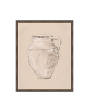 Vase Drawing Sepia