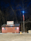 Quadruple-Row Solar Flagpole Top Light | 136-LED High-Output Flag Illumination by Flagman of America