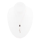 Double Or Nothing Quill Onyx and Sterling Silver Necklace