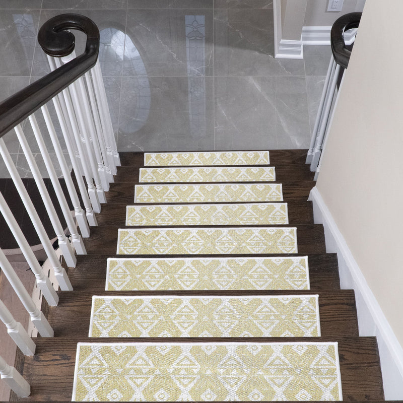 New Age Hairband Design 9" X 28" Stair Treads