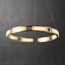 Round Qatar Alabaster Chandelier