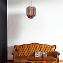 Quadriedri Murano Prisms Multicolored Chandelier