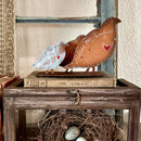 Rustic Steel Mother Quail and Family by Decor Steals