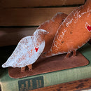 Rustic Steel Mother Quail and Family by Decor Steals