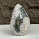 Quartz, Amethyst and Agate Stone Egg, 3 Lb Oval Full polished Crystal