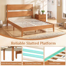 Queen Bed Frame with Headboard and Solid Wood Legs by LJGDeals