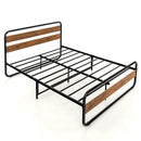 Arc Platform Bed with Headboard and Footboard-Full Size by DirectDeals