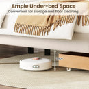 Queen Size Bed Frame with Storage Drawer and Vertical Channel Headboard by LJGDeals