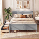 Turntable Record Player Stand with Power Outlets by DirectDeals