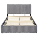 Queen Size Lift-up Storage Bed with Wooden Slat Support by LJGDeals