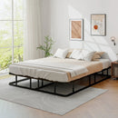 Queen Size Bed Frame with Metal Slat Support by LJGDeals