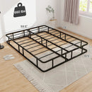 Queen Size Bed Frame with Metal Slat Support by LJGDeals
