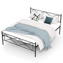 Full/Queen Size Metal Platform Bed Frame with Headboard and Footboard by DirectDeals