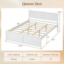 Twin Size Platform Bed Frame with Headboard by LJGDeals