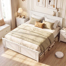 Twin Size Platform Bed Frame with Headboard by DirectDeals