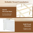 Twin Size Platform Bed Frame with Headboard by DirectDeals