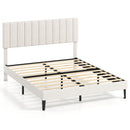 Full Size Velvet Upholstered Platform Bed Frame