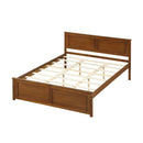 Twin Size Wooden Platform Bed Frame with Headboard by LJGDeals