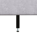 Queen Size Upholstered Platform Bed with Button Tufted Headboard-Queen Size by LJGDeals