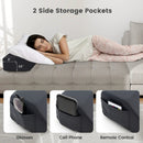 Bed Wedge Pillow with Storage Bag by LJGDeals