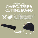 Teak Charcuterie/Cutting Board 24"
