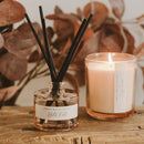 Hello Fall Tinted Glass Jar Reed Diffuser by Sweet Water Decor