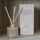 Weekend White Translucent Tinted Glass Jar Reed Diffuser by Sweet Water Decor