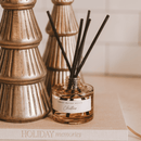 Christmas Tinted Glass Jar Reed Diffuser by Sweet Water Decor