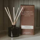 Farmhouse Amber Tinted Glass Jar Reed Diffuser by Sweet Water Decor