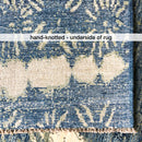 Gabbeh (6'00"x9'01") blue/green