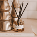 Warm and Cozy Tinted Glass Jar Reed Diffuser by Sweet Water Decor