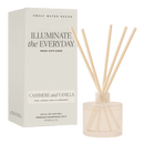 Cashmere and Vanilla White Translucent Tinted Glass Jar Reed Diffuser by Sweet Water Decor