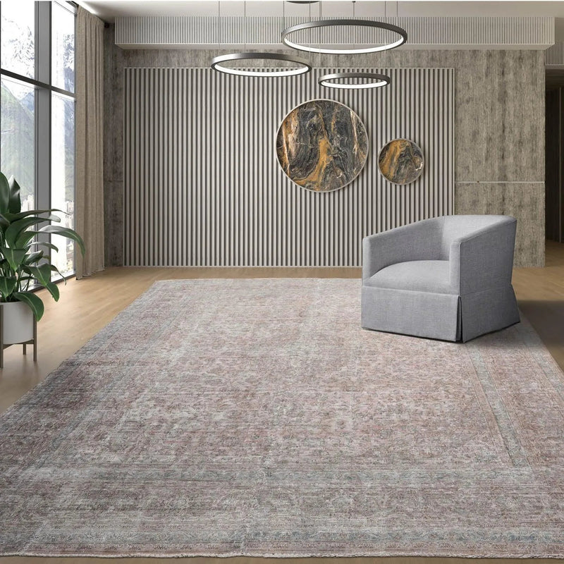 9x12 Hand Knotted 100% Wool Traditional Oriental Area Rug Rust, Gray Color