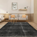 6x9 Hand Knotted 100% Wool Traditional Oriental Area Rug Gray, Charcoal Color