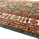 Super Kazak (4'x9' Runner) green/ivory