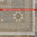Antique-Washed Khotan (8'11"x11'10") ivory/gray